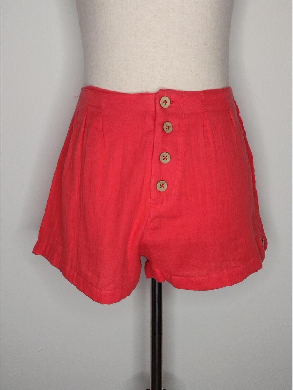 NWOT Roxy Women's Dark Coral Shorts Size Small